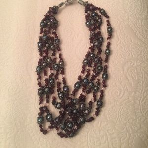 Pearl of the ocean and vine necklace